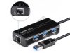 19101 USB 3.0 HUB + 10/100/1000Mbps ethernet adapter 19101 USB 3.0 HUB + 10/100/1000Mbps ethernet adapter