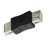 18012S USB A -USB A aljzat adapter