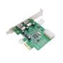 18054 2x USB 3.0 PCI-E bővítőkártya