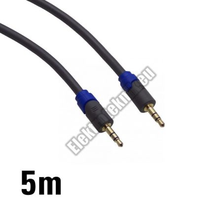 18063 3,5mm sztereó jack kábel, 5m