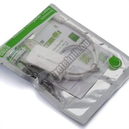 19007 2 portos OTG USB HUB, microUSB 2.0-vel, fehér