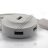 19011 4 portos OTG képes USB HUB, fehér
