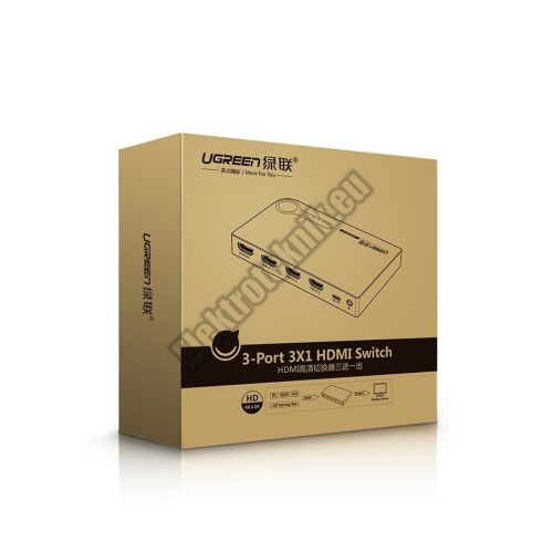 19020 3 portos HDMI switch