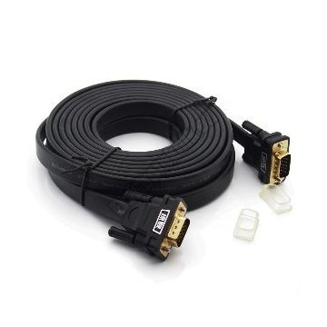 19035 Duplán árnyékolt lapos VGA kábel 5m