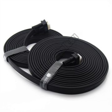 19036 Duplán árnyékolt VGA lapos kábel, 8m