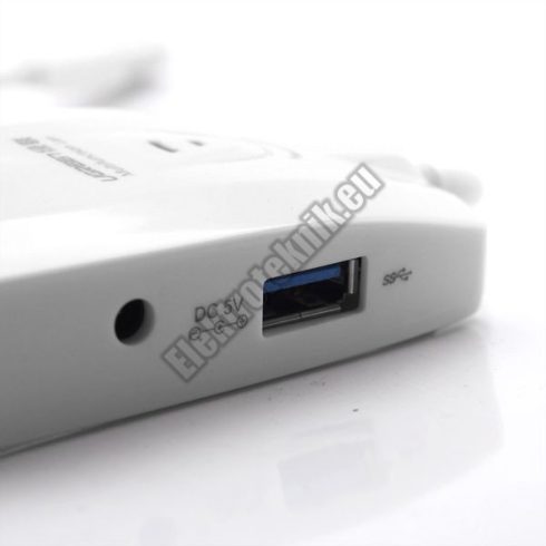 19064 Gigabites USB 3.0 hálózati adapter és 3 portos USB HUB