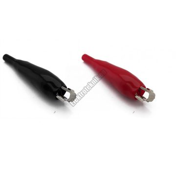 2116 Szigetelt akku csipesz piros-fekete párban