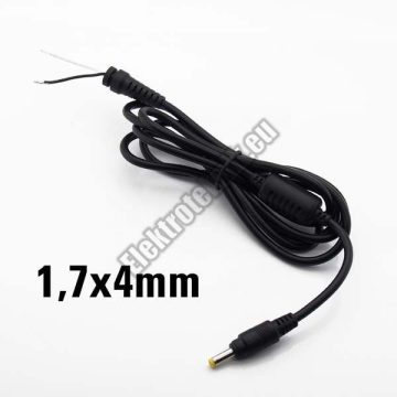 2133 4/1,7/11mm DC dugóval szerelt kábel.