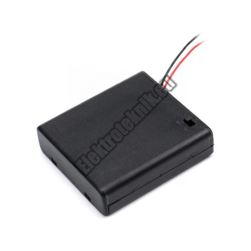 2146L 4-es AA elem tartó beépített kapcsolóval 