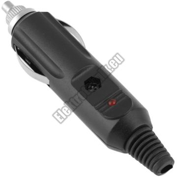 2157L-5 Szivargyújtó dugó piros LED (5A) 