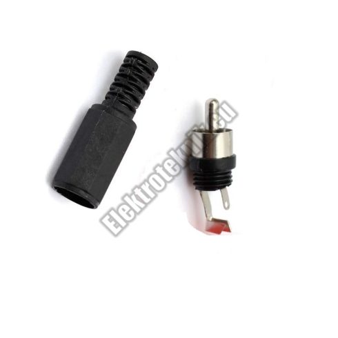 2501D RCA dugó fekete 