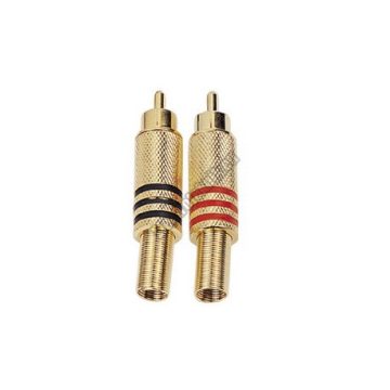 2513D RCA dugó Fekete-Piros.