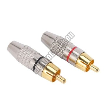 2553L RCA dugó Fekete-Piros