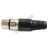 3023BK XLR 3 pólusú aljzat