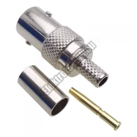 3196-RG6 BNC krimp. aljzat RG6