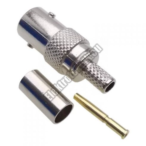 3196 BNC krimp. aljzat RG59