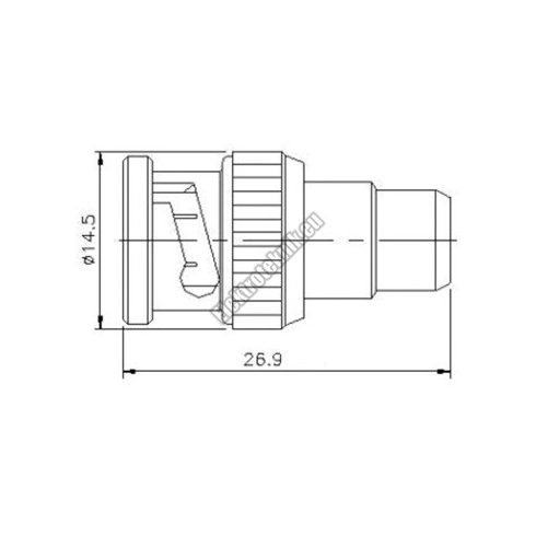 3219L RCA aljzat-BNC dugó 