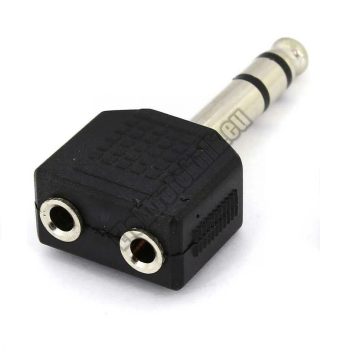 4114 2x3,5mm szt. jack aljzat-6,3mm szt. jack dugó