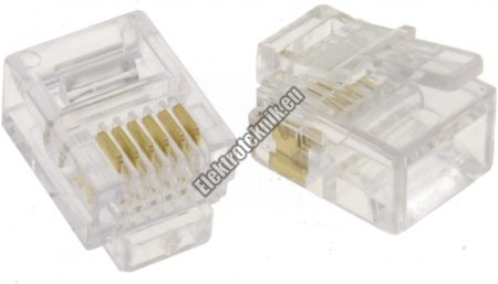 5000 RJ12 Telefon dugó 6P6C 