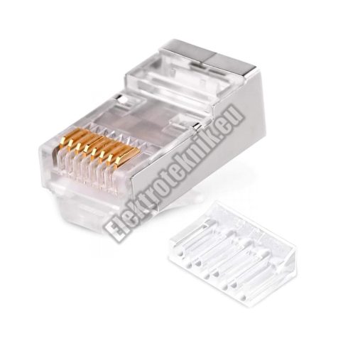 5003F RJ45 moduláris dugó 8P8C  CAT6 FTP tömör erű kábelre