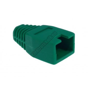 5030GR Törésgátló RJ45 moduláris dugóhoz, zöld
