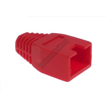 5030RD Törésgátló RJ45 moduláris dugóhoz, piros
