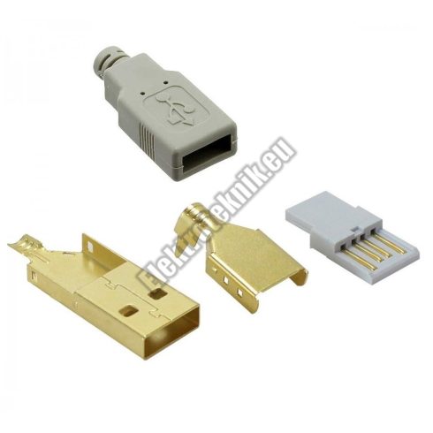 5050D USB A szerelhető dugó