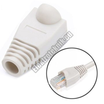 5053WH Törésgátló RJ45 moduláris dugóhoz, fehér