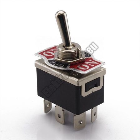 5640 2ák.6p.3áll.Karos kapcsoló.250V/10A. 