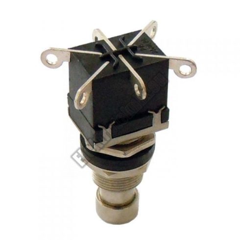 5651 2ák.6p.Nyomógomb.250V/2A.ON-(ON).