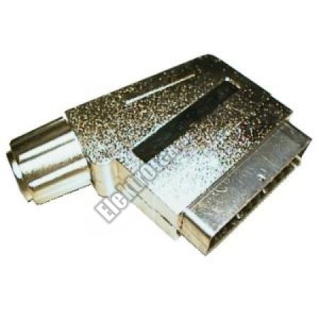 5704 Scart dugó, árnyékolt