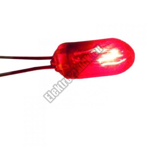 5768 3x7mm 12V-os izzó piros