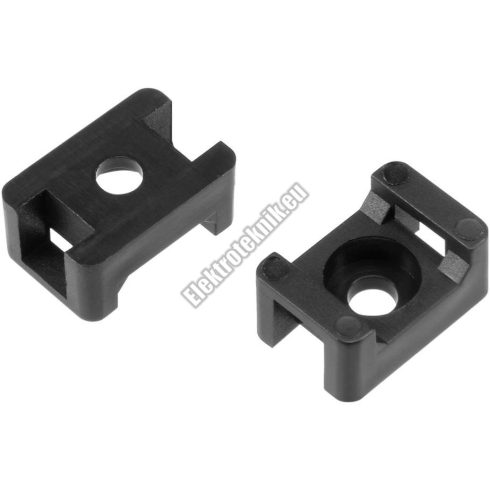 58323BK Csavarozható kábelkötegelő talp