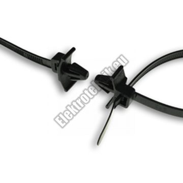 58342BK Benyomós kábelkötegelő 3,6x150mm.