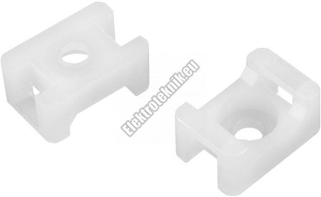 58343WH Csavarozható kábelkötegelő talp