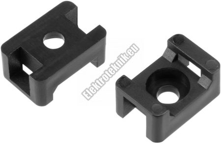 58344BK Csavarozható kábelkötegelő talp