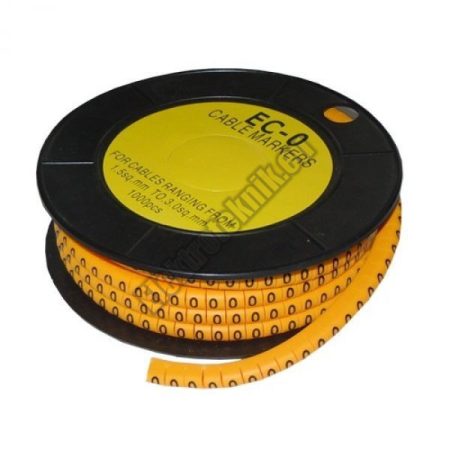  5893AD-0 Kábel jelölő 0-ás 6mm2 