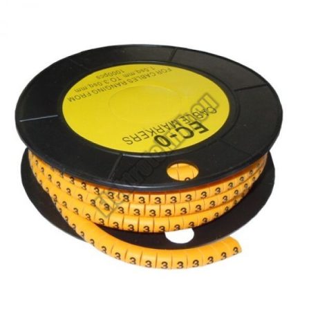 5893AD-3 Kábel jelölő 3-as 6mm2