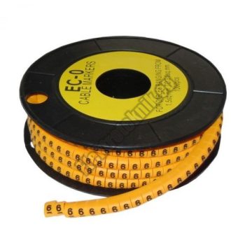 5893AD-6 Kábel jelölő 6-os 6mm2