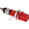 6007B 12V  LED Jelzőlámpa Piros.
