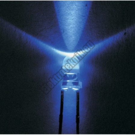 6021 3mm villógó kék LED.