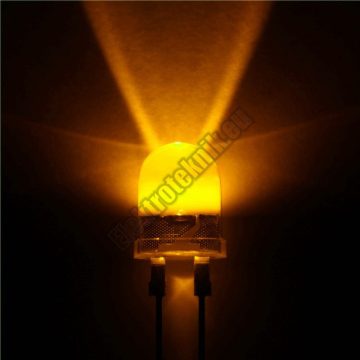 6080 10mm sárga led