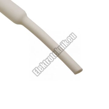 6104FH 4mm-es zsugorcső, fehér