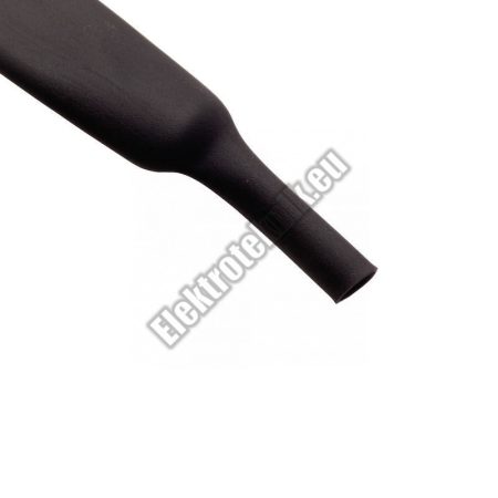 6110FK 10mm-es zsugorcső, fekete