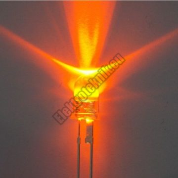 62242 5mm villogó narancsságra LED