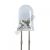 62243 5mm villogó kék-fehér LED