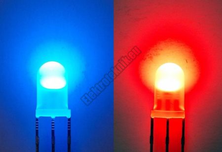 62245 5mm piros-kék LED