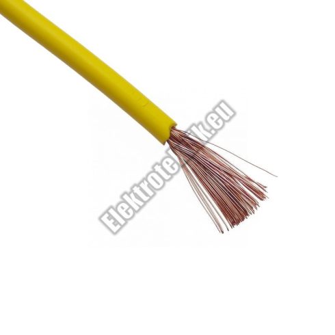 6574-10 2,5mm² 1 eres réz vezeték citromsárga (10 méteres) 