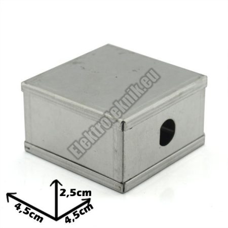 7204 Ónozott fém doboz 45*45*25mm