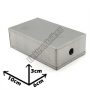 7208 Ónozott fém doboz  100*60*30mm